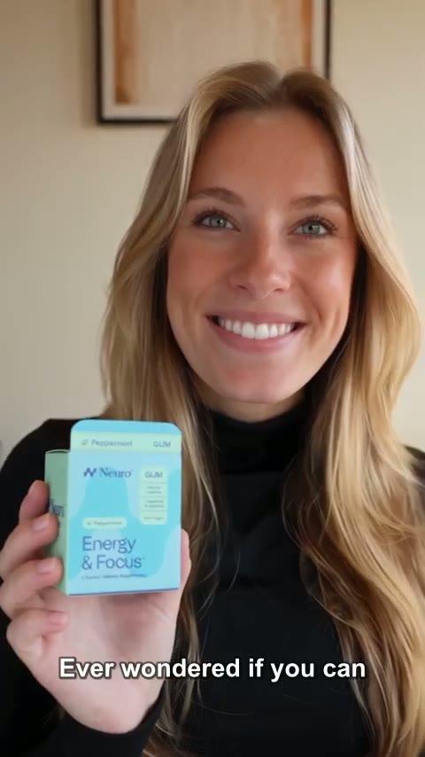 NeuroGum — Energy & Focus — UGC Testimonial video preview